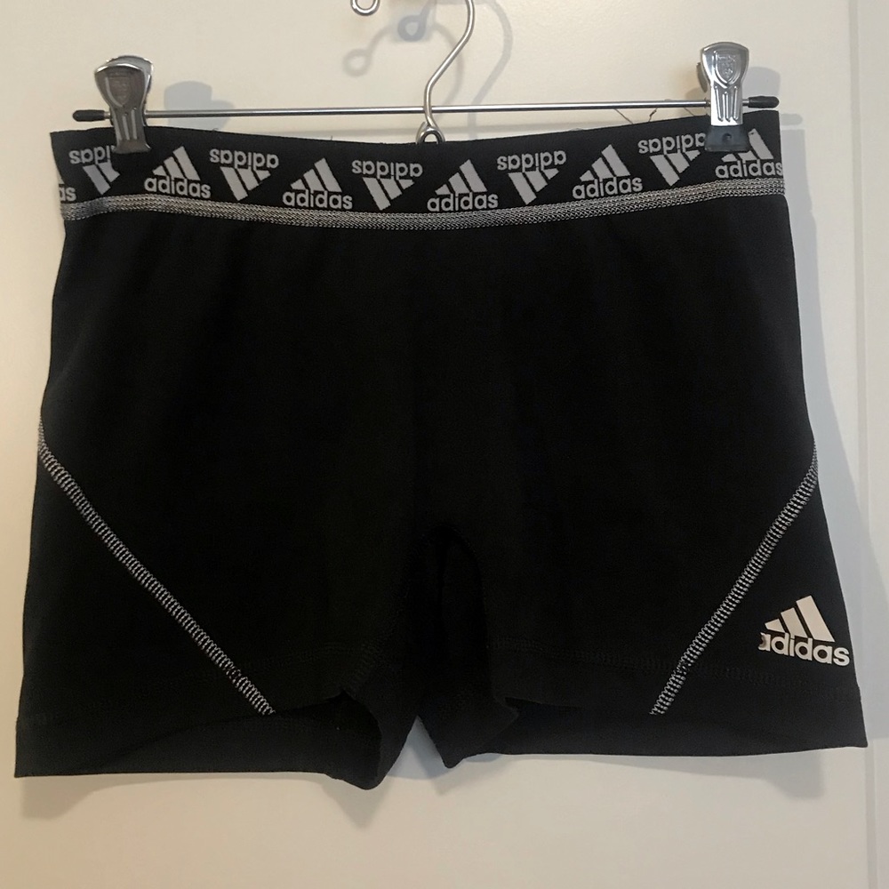 ADIDAS Medium Reversible Black Spandex Shorts